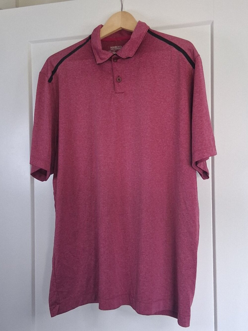 Nike Golf Tour Performance Dri-FIT Polo Shirt XL Heathered Berry Pink Golf
